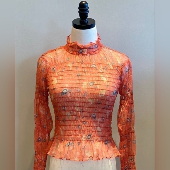 Free People Tops - Free People ✨️ Hello There Top,  Size M, Grenadine Combo Colors EUC!